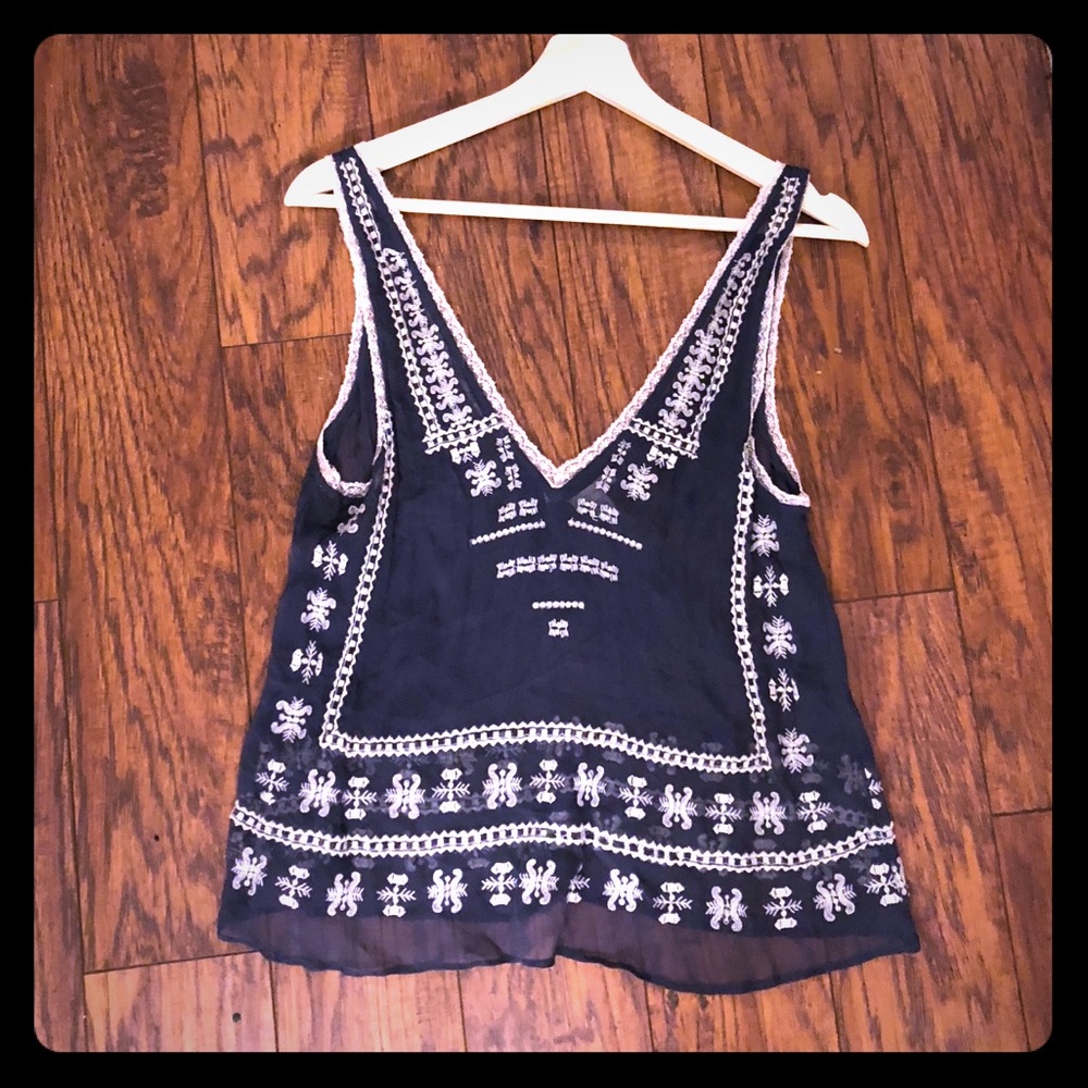Ecote sheer blouse
